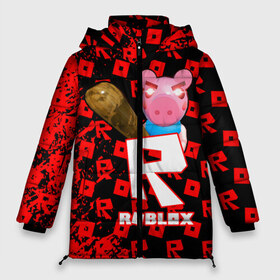 Женская зимняя куртка 3D с принтом ROBLOX PIGGI в городе Новоалтайск, верх — 100% полиэстер; подкладка — 100% полиэстер; утеплитель — 100% полиэстер | длина ниже бедра, силуэт Оверсайз. Есть воротник-стойка, отстегивающийся капюшон и ветрозащитная планка. 

Боковые карманы с листочкой на кнопках и внутренний карман на молнии | game | gamer | logo | minecraft | piggi | roblox | simulator | игра | конструктор | лого | пигги | свинья | симулятор | строительство | фигура