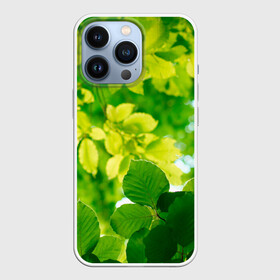 Чехол для iPhone 13 Pro с принтом Листья. в городе Новоалтайск,  |  | abstract | brand | geometry | sport | texture | абстракция | бренд | геометрия | классика | летние | минимализм | модные | популярные иллюстрации | прикольные картинки | спорт | стиль | стильные | текстура