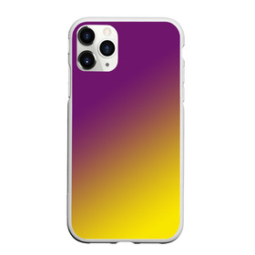 Чехол для iPhone 11 Pro матовый с принтом ГРАДИЕНТ в городе Новоалтайск, Силикон |  | Тематика изображения на принте: gradient | summer | textures | tie dye | абстракт | градиент | желтая | лето | переход | радуга | тай дай | текстура | текстуры | фиолетовая | хиппи | цвета