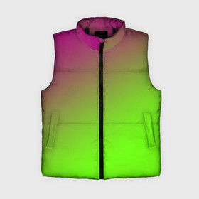 Женский жилет утепленный 3D с принтом Кислотная в городе Новоалтайск,  |  | gradient | summer | textures | tie dye | абстракт | градиент | лето | переход | радуга | тай дай | текстура | текстуры | хиппи | цвета