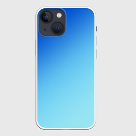 Чехол для iPhone 13 mini с принтом blue в городе Новоалтайск,  |  | gradient | summer | textures | tie dye | абстракт | градиент | лето | море | небо | переход | радуга | синяя | тай дай | текстура | текстуры | хиппи | цвета