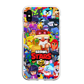 Чехол для iPhone XS Max матовый BRAWL STARS GALE: в городе Новоалтайск, Силикон | Область печати: задняя сторона чехла, без боковых панелей | bibi | brawl stars | coach mike | crow | gale | leon | leon shark | max | mecha crow | mortis | mr.p | nani | phoenix | sally leon | sandy | spike | sprout | tara | virus 8 bit | werewolf | ворон | оборотень