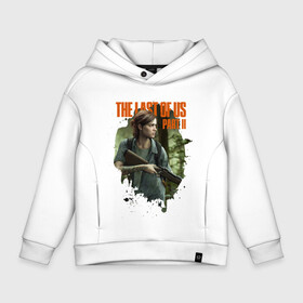 Детское худи Oversize хлопок с принтом The Last of Us Part II в городе Новоалтайск, френч-терри — 70% хлопок, 30% полиэстер. Мягкий теплый начес внутри —100% хлопок | боковые карманы, эластичные манжеты и нижняя кромка, капюшон на магнитной кнопке | the last of us part ii | игра | ласт оф ас | ласт оф ас 2 | персонаж | элли