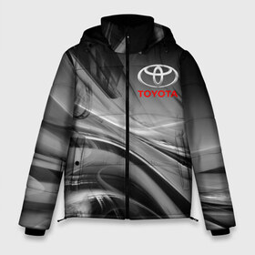 Мужская зимняя куртка 3D с принтом TOYOTA в городе Новоалтайск, верх — 100% полиэстер; подкладка — 100% полиэстер; утеплитель — 100% полиэстер | длина ниже бедра, свободный силуэт Оверсайз. Есть воротник-стойка, отстегивающийся капюшон и ветрозащитная планка. 

Боковые карманы с листочкой на кнопках и внутренний карман на молнии. | auto | sport | toyota | авто | автомобиль | автомобильные | бренд | марка | машины | спорт | тойота