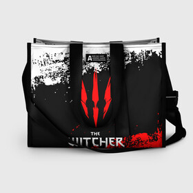 Сумка-шоппер 3D с принтом The Witcher в городе Новоалтайск, 100% полиэстер | застегивается на металлическую кнопку; внутренний карман застегивается на молнию. Стенки укреплены специальным мягким материалом, чтобы защитить содержимое от несильных ударов
 | esport | game | netflix | the witcher | американский сериал | ве витчер | ведьмак | геральт | игра | игры | киберспорт | кино | нетфликс | популярные иллюстрации | сериал | сериалы | фильмы | фэнтези