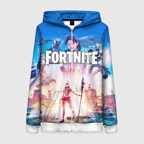 Женская толстовка 3D на молнии с принтом ФОРТНАЙТ / FORTNITE в городе Новоалтайск, 100% полиэстер | длина до линии бедра, манжеты и пояс оформлены мягкой тканевой резинкой, двухслойный капюшон со шнурком для регулировки, спереди молния, по бокам два кармана | deadmau5 | fortnite | fortnite 2 | fortnite x маршмелло | ikonik | marshmello | ninja | ninja streamer | raven | travis scott | ворон | иконик | ниндзя | пили | рейвен | трэвис скотт | фортнайт