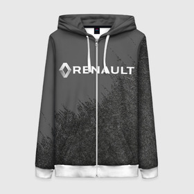 Женская толстовка 3D на молнии с принтом RENAULT. в городе Новоалтайск, 100% полиэстер | длина до линии бедра, манжеты и пояс оформлены мягкой тканевой резинкой, двухслойный капюшон со шнурком для регулировки, спереди молния, по бокам два кармана | abstract | auto | brand | car | geometry | renault | sport | texture | абстракция | авто | автомобильные | бренд | геометрия | классика | машины | модные | ренаулт | спорт | стиль | текстура
