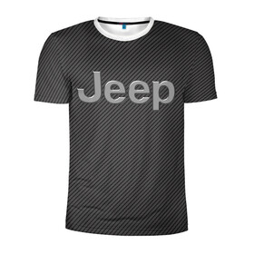 Мужская футболка 3D спортивная с принтом JEEP. в городе Новоалтайск, 100% полиэстер с улучшенными характеристиками | приталенный силуэт, круглая горловина, широкие плечи, сужается к линии бедра | Тематика изображения на принте: abstract | auto | brand | car | geometry | jeep | sport | texture | абстракция | авто | автомобильные | бренд | геометрия | джип | классика | машины | модные | спорт | стиль | текстура