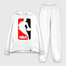 Женский костюм хлопок Oversize с принтом NBA в городе Новоалтайск,  |  | 23 | air jordan | bulls | chicago bulls | jordan | michael jordan | nba | paris saint germain | psg | red | sport | быки | джордан | майкл джордан | псж | спорт | чикаго буллс