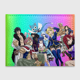 Обложка для студенческого билета с принтом Fairy Tail  rainbow в городе Новоалтайск, натуральная кожа | Размер: 11*8 см; Печать на всей внешней стороне | Тематика изображения на принте: fairy tail | аниме | анимэ | манга | мультфильм | персонаж | сказка | фаир таил | фаиру таил | фейри тейл | фильм | хвост феи