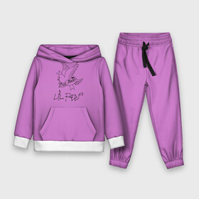 Детский костюм 3D (с толстовкой) с принтом Lil peep в городе Новоалтайск,  |  | cry baby | leel | pip | лил | лил пип | модная музыка | модный рэп | музыка | пип | птица | птичка | реп | рэп | рэпер