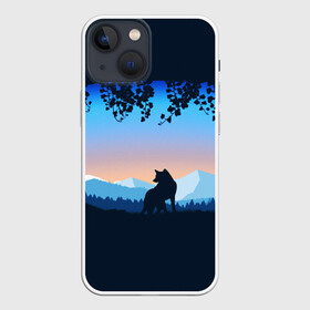 Чехол для iPhone 13 mini с принтом WOLF(D) в городе Новоалтайск,  |  | wolf | волк | волки | волчица | животные | одинокий волк