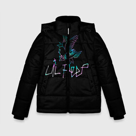 Зимняя куртка для мальчиков 3D с принтом lil Peep в городе Новоалтайск, ткань верха — 100% полиэстер; подклад — 100% полиэстер, утеплитель — 100% полиэстер | длина ниже бедра, удлиненная спинка, воротник стойка и отстегивающийся капюшон. Есть боковые карманы с листочкой на кнопках, утяжки по низу изделия и внутренний карман на молнии. 

Предусмотрены светоотражающий принт на спинке, радужный светоотражающий элемент на пуллере молнии и на резинке для утяжки | cry baby | leel | pip | лил | лил пип | модная музыка | модный рэп | музыка | неон | пип | птица | птичка | реп | рэп | рэпер