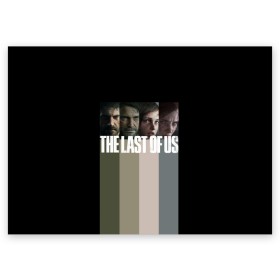 Поздравительная открытка с принтом The last of us в городе Новоалтайск, 100% бумага | плотность бумаги 280 г/м2, матовая, на обратной стороне линовка и место для марки
 | the last of us | видеоигры | джоэел | один из нас | элли