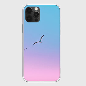 Чехол для iPhone 12 Pro Max с принтом чайки птицы полет градиент в городе Новоалтайск, Силикон |  | Тематика изображения на принте: градиент | закат | минимализм | небо | полет | природа | просто | птицы | рассвет | чайки