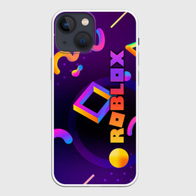 Чехол для iPhone 13 mini с принтом Roblox в городе Новоалтайск,  |  | dynablocks | for kids | funny | roblox | robux | roleplay | белый | блоки | вселенная | герои | красный | кубики | роблокс | симулятор