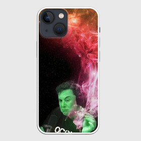 Чехол для iPhone 13 mini с принтом ПРИШЕЛЕЦ в городе Новоалтайск,  |  | Тематика изображения на принте: elon | ilon | internet | joe rogan | mask | meme | podcast | джо роган | илон | интернет | маск | мем | подкаст | пришелец