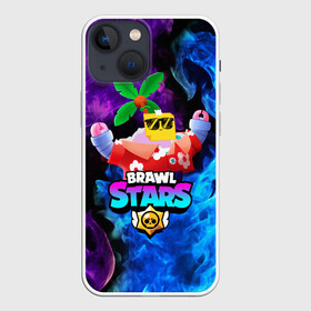 Чехол для iPhone 13 mini с принтом БРАВЛ СТАРС СПРАУТ   SPROUT в городе Новоалтайск,  |  | bibi | brawl stars | coach mike | crow | gale | leon | leon shark | max | mecha crow | mortis | mr.p | nani | palmen | phoenix | sally leon | sandy | spike | sprout | tara | virus 8 bit | werewolf | ворон | оборотень | пальмы