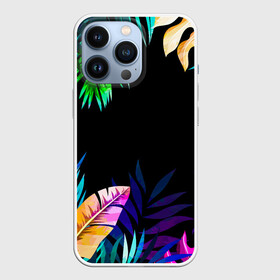 Чехол для iPhone 13 Pro с принтом Тропическая Ночь в городе Новоалтайск,  |  | Тематика изображения на принте: nature | summer | азия | бали | бамбук | деревья | джунгли | жара | зелень | кусты | лес | летний | лето | листья | море | острова | отдых | отпуск | пальмы | папоротник | пляж | природа | растения | солнце
