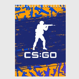 Скетчбук с принтом CS GO КС ГО в городе Новоалтайск, 100% бумага
 | 48 листов, плотность листов — 100 г/м2, плотность картонной обложки — 250 г/м2. Листы скреплены сверху удобной пружинной спиралью | asiimov | counter | counter strike | counterstrike | cs go | cs:go | csgo | global | offensive | strike | гоу | каэс | контер | контр | контра | контрстрайк | кс го | кс:го | ксго | страйк | сы пщ