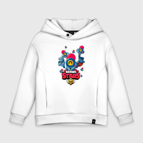 Детское худи Oversize хлопок с принтом NANI Brawl Stars в городе Новоалтайск, френч-терри — 70% хлопок, 30% полиэстер. Мягкий теплый начес внутри —100% хлопок | боковые карманы, эластичные манжеты и нижняя кромка, капюшон на магнитной кнопке | 8 bit | brawl | crow | leon | max | mecha | nani | nani brawl stars | sally | spike | sprout | stars | werewolf | wolf | бравл | волк | ворон | кроу | леон | макс | нани | нани brawl stars | оборотень | робот | салли | спраут | старз | ста