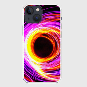 Чехол для iPhone 13 mini с принтом ИСКРЫ в городе Новоалтайск,  |  | abstract | abstraction | geometry | line | pattern | psy | абстрактный | абстракция | геометрия | кубики | линии | неоновый | психоделика | текстура