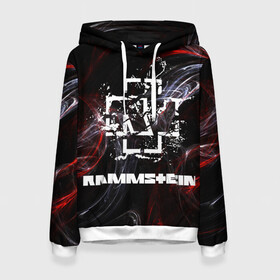 Женская толстовка 3D с принтом Rammstein. в городе Новоалтайск, 100% полиэстер  | двухслойный капюшон со шнурком для регулировки, мягкие манжеты на рукавах и по низу толстовки, спереди карман-кенгуру с мягким внутренним слоем. | rammstein | rock | индастриал метал | метал группа | музыка | музыкальная группа | немецкая метал группа | рамштайн | рок | хард рок