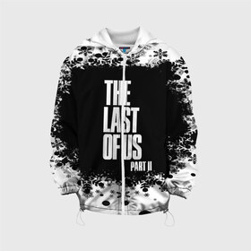 Детская куртка 3D с принтом ОДНИ ИЗ НАС l THE LAST OF US 2 в городе Новоалтайск, 100% полиэстер | застежка — молния, подол и капюшон оформлены резинкой с фиксаторами, по бокам — два кармана без застежек, один потайной карман на груди, плотность верхнего слоя — 90 г/м2; плотность флисового подклада — 260 г/м2 | Тематика изображения на принте: ellie | game | joel | naughty dog | part 2 | the last of us | джоэл | одни из нас | элли