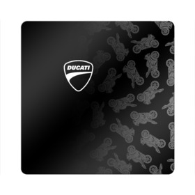 Магнит виниловый Квадрат с принтом DUCATI [1] в городе Новоалтайск, полимерный материал с магнитным слоем | размер 9*9 см, закругленные углы | ducati | moto | дукати | мото | мотоцикл