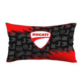 Подушка 3D антистресс с принтом DUCATI [2] в городе Новоалтайск, наволочка — 100% полиэстер, наполнитель — вспененный полистирол | состоит из подушки и наволочки на молнии | ducati | moto | дукати | мото | мотоцикл