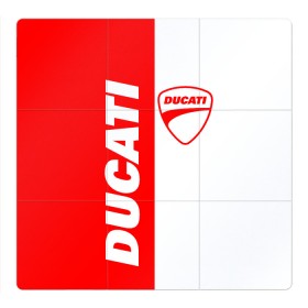 Магнитный плакат 3Х3 с принтом DUCATI [4] в городе Новоалтайск, Полимерный материал с магнитным слоем | 9 деталей размером 9*9 см | ducati | moto | дукати | мото | мотоцикл