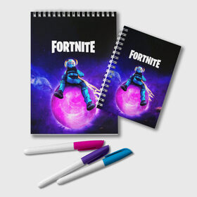 Блокнот с принтом FORTNITE ASTROJACK в городе Новоалтайск, 100% бумага | 48 листов, плотность листов — 60 г/м2, плотность картонной обложки — 250 г/м2. Листы скреплены удобной пружинной спиралью. Цвет линий — светло-серый
 | Тематика изображения на принте: 2 часть | 3 season | 3 сезон | astro | astrojack | fortnite | jack | scott | travis | скот | скотт | тревис | трэвис | фортнайт