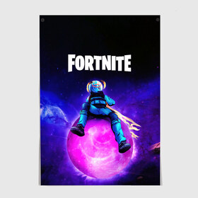 Постер с принтом FORTNITE ASTROJACK в городе Новоалтайск, 100% бумага
 | бумага, плотность 150 мг. Матовая, но за счет высокого коэффициента гладкости имеет небольшой блеск и дает на свету блики, но в отличии от глянцевой бумаги не покрыта лаком | 2 часть | 3 season | 3 сезон | astro | astrojack | fortnite | jack | scott | travis | скот | скотт | тревис | трэвис | фортнайт