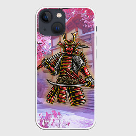 Чехол для iPhone 13 mini с принтом САМУРАЙ | SAMURAI (Z) в городе Новоалтайск,  |  | samurai | буке | воин | вояк | мононофу | мститель | мушя | ниндзя | сабурай | самурай | слуга | солдат | цувамоно