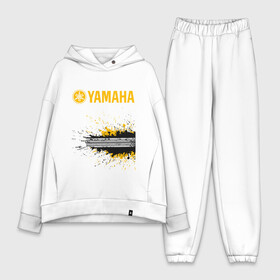 Женский костюм хлопок Oversize с принтом YAMAHA | ЯМАХА (Z) в городе Новоалтайск,  |  | 2020 | auto | bike | moto | motorcycle | sport | авто | автомобиль | автомобильные | байк | бренд | марка | машины | мото | мотоциклы | спорт
