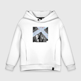 Детское худи Oversize хлопок с принтом LIL UZI VERT (LUV IS RAGE 2) в городе Новоалтайск, френч-терри — 70% хлопок, 30% полиэстер. Мягкий теплый начес внутри —100% хлопок | боковые карманы, эластичные манжеты и нижняя кромка, капюшон на магнитной кнопке | Тематика изображения на принте: lil | liluzivert | uzi | vert | верт | лил | лилузиверт | узи