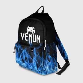 Рюкзак 3D с принтом VENUM. в городе Новоалтайск, 100% полиэстер | лямки с регулируемой длиной, сверху петелька, чтобы рюкзак можно было повесить на вешалку. Основное отделение закрывается на молнию, как и внешний карман. Внутри два дополнительных кармана, один из которых закрывается на молнию. По бокам два дополнительных кармашка | mma | sport | venum | бокс | венум | единоборство | мма | спорт