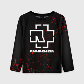 Детский лонгслив 3D с принтом RAMMSTEIN | РАМШТАЙН в городе Новоалтайск, 100% полиэстер | длинные рукава, круглый вырез горловины, полуприлегающий силуэт
 | lindemann | lm | rammstein | rock | кристиан лоренц | линдеманн | лм | музыка | рамштайн | рок | тилль линдеманн
