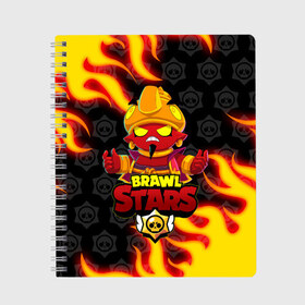 Тетрадь с принтом BRAWL STARS EVIL GENE ДЖИН в городе Новоалтайск, 100% бумага | 48 листов, плотность листов — 60 г/м2, плотность картонной обложки — 250 г/м2. Листы скреплены сбоку удобной пружинной спиралью. Уголки страниц и обложки скругленные. Цвет линий — светло-серый
 | bibi | brawl stars | coach mike | crow | evil gene | gale | gene | leon | leon shark | max | mecha crow | mortis | mr.p | nani | phoenix | sally leon | sandy | spike | sprout | tara | virus 8 bit | werewolf | ворон | джин | оборотень