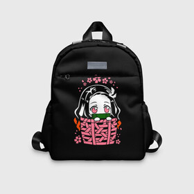 Детский рюкзак 3D с принтом KIMETSU NO YAIBA NEZUKO | НЕЗУКО в городе Новоалтайск, 100% полиэстер | лямки с регулируемой длиной, сверху петелька, чтобы рюкзак можно было повесить на вешалку. Основное отделение закрывается на молнию, как и внешний карман. Внутри дополнительный карман. По бокам два дополнительных кармашка | demon slayer | kimetsu no yaiba | nezuko | shinobu | slayer | tanjiro | zenitsu | гию томиока | зенитцу | иноске хашибира | клинок рассекающий демонов | незуко | танджиро | шинобу кочо