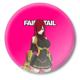 Значок с принтом FAIRY TAIL | ХВОСТ ФЕИ в городе Новоалтайск,  металл | круглая форма, металлическая застежка в виде булавки | Тематика изображения на принте: fairy tail | аниме | анимэ | манга | мультфильм | персонаж | сказка | фаир таил | фаиру таил | фейри тейл | фильм | хвост феи
