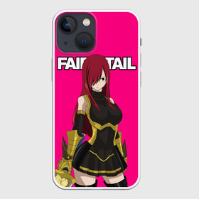 Чехол для iPhone 13 mini с принтом Эльза на розовом фоне в городе Новоалтайск,  |  | fairy tail | аниме | анимэ | манга | мультфильм | персонаж | сказка | фаир таил | фаиру таил | фейри тейл | фильм | хвост феи