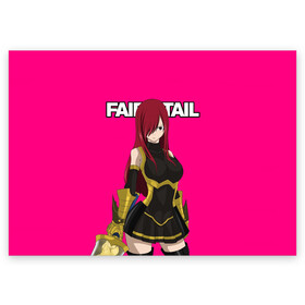 Поздравительная открытка с принтом FAIRY TAIL | ХВОСТ ФЕИ в городе Новоалтайск, 100% бумага | плотность бумаги 280 г/м2, матовая, на обратной стороне линовка и место для марки
 | Тематика изображения на принте: fairy tail | аниме | анимэ | манга | мультфильм | персонаж | сказка | фаир таил | фаиру таил | фейри тейл | фильм | хвост феи