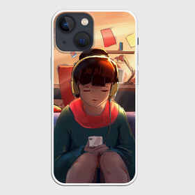 Чехол для iPhone 13 mini с принтом Дома в городе Новоалтайск,  |  | coronavirus | hip hop | homework | lo fi | lofi | meme | study girl | vaporwave | вэйпорвэйв | девочка | дом | карантин | колледж | коронавирус | кот | лето | ло фай | лоу фай | мем | музыка | универ | учится | хип