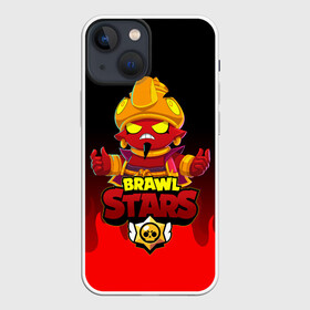 Чехол для iPhone 13 mini с принтом BRAWL STARS EVIL GENE | ДЖИН в городе Новоалтайск,  |  | bibi | brawl stars | coach mike | crow | evil gene | gale | gene | leon | leon shark | max | mecha crow | mortis | mr.p | nani | phoenix | sally leon | sandy | spike | sprout | tara | virus 8 bit | werewolf | ворон | джин | оборотень