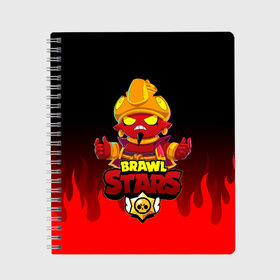 Тетрадь с принтом BRAWL STARS EVIL GENE ДЖИН в городе Новоалтайск, 100% бумага | 48 листов, плотность листов — 60 г/м2, плотность картонной обложки — 250 г/м2. Листы скреплены сбоку удобной пружинной спиралью. Уголки страниц и обложки скругленные. Цвет линий — светло-серый
 | bibi | brawl stars | coach mike | crow | evil gene | gale | gene | leon | leon shark | max | mecha crow | mortis | mr.p | nani | phoenix | sally leon | sandy | spike | sprout | tara | virus 8 bit | werewolf | ворон | джин | оборотень