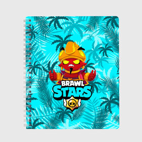 Тетрадь с принтом BRAWL STARS EVIL GENE ДЖИН в городе Новоалтайск, 100% бумага | 48 листов, плотность листов — 60 г/м2, плотность картонной обложки — 250 г/м2. Листы скреплены сбоку удобной пружинной спиралью. Уголки страниц и обложки скругленные. Цвет линий — светло-серый
 | bibi | brawl stars | coach mike | crow | evil gene | gale | gene | leon | leon shark | max | mecha crow | mortis | mr.p | nani | phoenix | sally leon | sandy | spike | sprout | tara | virus 8 bit | werewolf | ворон | джин | оборотень