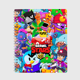Тетрадь с принтом BRAWL STARS SPROUT СПРАУТ в городе Новоалтайск, 100% бумага | 48 листов, плотность листов — 60 г/м2, плотность картонной обложки — 250 г/м2. Листы скреплены сбоку удобной пружинной спиралью. Уголки страниц и обложки скругленные. Цвет линий — светло-серый
 | bibi | brawl stars | coach mike | crow | evil gene | gale | gene | leon | leon shark | max | mecha crow | mortis | mr.p | nani | phoenix | sally leon | sandy | spike | sprout | tara | virus 8 bit | werewolf | ворон | джин | оборотень