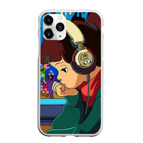 Чехол для iPhone 11 Pro матовый ЮТУБ: в городе Новоалтайск, Силикон | | coronavirus | hip hop | homework | lo fi | lofi | meme | study girl | vaporwave | вэйпорвэйв | девочка | дом | зима | карантин | колледж | коронавирус | кот | ло фай | лоу фай | мем | музыка | универ | учится | хип