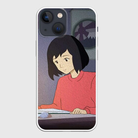 Чехол для iPhone 13 mini с принтом lofi в городе Новоалтайск,  |  | coronavirus | hip hop | homework | lo fi | lofi | meme | study girl | vaporwave | вэйпорвэйв | девочка | дом | карантин | колледж | коронавирус | кот | лето | ло фай | лоу фай | мем | музыка | универ | учится | хип